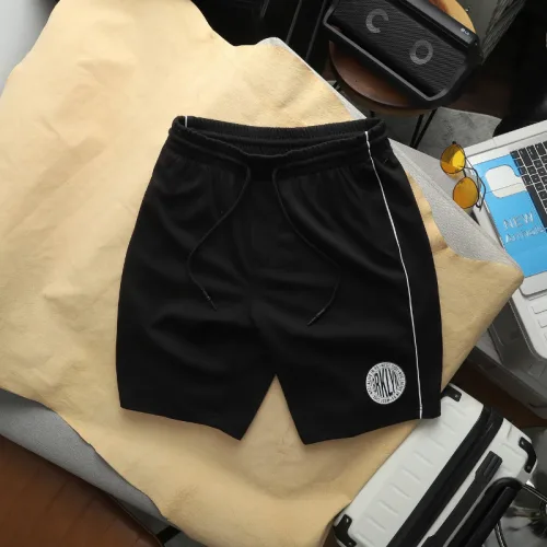 Set Bộ Nam - Set Bộ Áo Thun Nam Cổ Tròn In Logo Trước Ngực & Quần Short Phối Sọc Đen Trẻ Trung Bigsize