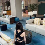 Sét crop đen cổ v chéo lưng + chân váy