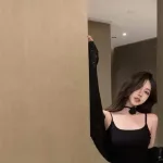 Sét đầm đen kèm khoác