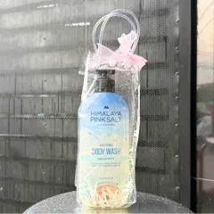 Set Giỏ Quà Tặng Sữa Tắm Muối Hồng Himalaya Pink Cool & Freeze 500g
