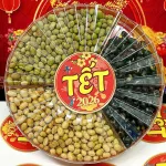 Đậu Mix 3 Vị (Đậu Đen, Đậu Xanh, Đậu Nành) Sun Khía 3 Ngăn 300G Hộp Quà Tết 2026