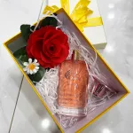 Set Hộp Quà Tặng Chữ Nhật Lớn Nước Hoa Nữ Charme Roisy 100ml - Hộp Hoa Rơm Nhiều Màu
