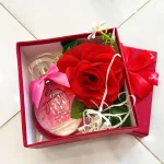 Set Hộp Quà Tặng Nước Hoa Nữ Charme Good Girl 60ml - Hộp Hoa Rơm Nhiều Màu