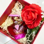 Set Hộp Quà Tặng Nước Hoa Nữ Good Charme Charm 50ml - Hộp Hoa Rơm Nhiều Màu