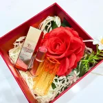 Set Hộp Quà Tặng Son Dưỡng Ẩm Môi Hàn Quốc Embisu Glowp Lip Tint - Hộp Hoa Rơm Nhiều Màu