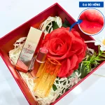 Set Hộp Quà Tặng Son Dưỡng Ẩm Môi Hàn Quốc Embisu Glowp Lip Tint - Hộp Hoa Rơm Nhiều Màu