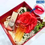 Set Hộp Quà Tặng Son Dưỡng Ẩm Môi Hàn Quốc Embisu Glowp Lip Tint - Hộp Hoa Rơm Nhiều Màu