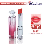Set Hộp Quà Tặng Son Dưỡng Ẩm Môi Hàn Quốc Embisu Natural Glow Lip Balm - Hộp Hoa Rơm Nhiều Màu