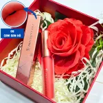Set Hộp Quà Tặng Son Môi Kem Nhung Lì Hàn Quốc Embisu Pro Vel Tint 10 Màu - Hộp Hoa Rơm Nhiều Màu