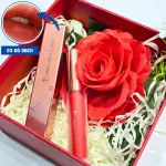 Set Hộp Quà Tặng Son Môi Kem Nhung Lì Hàn Quốc Embisu Pro Vel Tint 10 Màu - Hộp Hoa Rơm Nhiều Màu