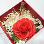 Set Hộp Quà Tặng Son Môi Love M.O.I Màu Vàng - Son Moi 3 Màu - Hộp Hoa Rơm Nhiều Màu