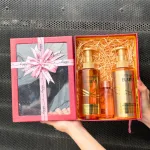 Set Quà Tặng Bộ Dầu Gội Xả Loreal Paris Extraordinary Oil Smooth 440ml Nắp Vàng & 1 Dầu Gội Nắp Vàng Mini