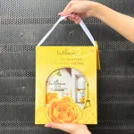 Set Quà Tặng Cao Cấp Enchanteur Deluxe Hương Nước Hoa Pháp + Lăn Khử Mùi (Set Màu Vàng)