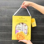 Set Quà Tặng Cao Cấp Enchanteur Deluxe Sensation Hương Nước Hoa Pháp + Lăn Khử Mùi (Set Màu Tím)