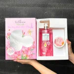 Set Quà Tặng Sữa Tắm Enchanteur Naturelle Hương Hoa Iris & Tẩy Tế Bào Chết Body (Set Màu Hồng)