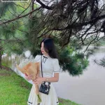 Sét xếp ly viền phối 2 màu