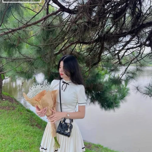 Sét xếp ly viền phối 2 màu