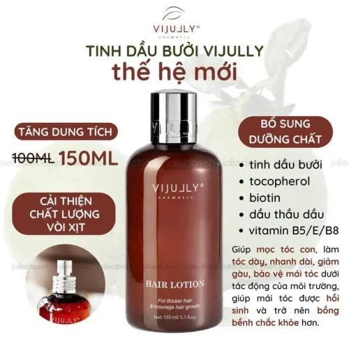 Siêu phẩm xịt kích mọc tóc siêu nhanh luôn ạ xịt bưởi mọc tóc VIJJULLY mẫu mới