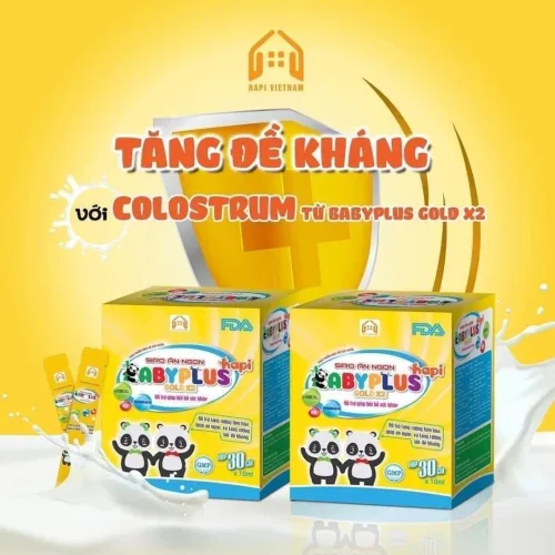 Siro ăn ngon Baby plus giải pháp giúp trẻ biếng ăn chậm tăng cân
