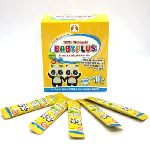 Siro Babypus Gold X2 dinh dưỡng vàng cho bé biếng ăn, chậm lớn