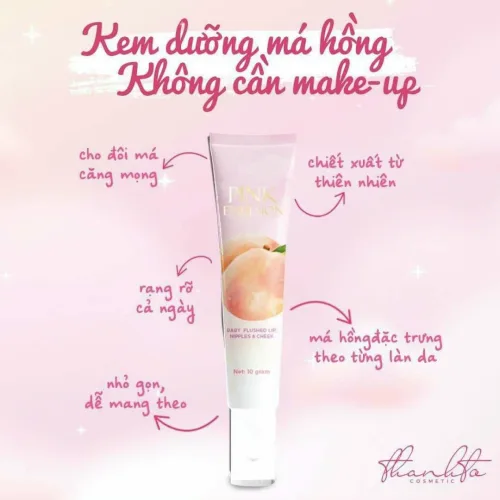 Skin care 2in1 đến từ Pink Emulsion làm hồng môi - má tự nhiên