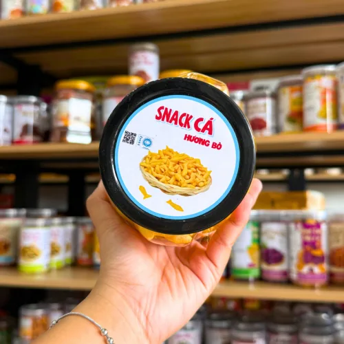 Snack Hương Bò Snack Cá Voi 250g - Hộp Gấu Lớn