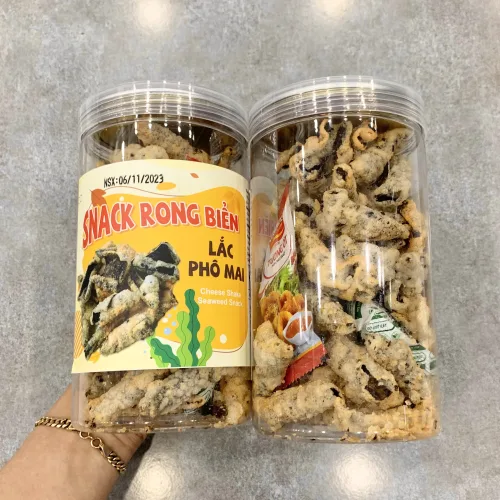 Snack Rong Biển Lắc Phô Mai Thơm Ngon 180g Hộp