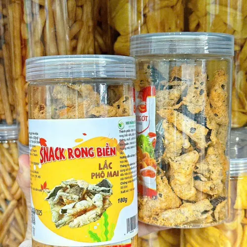 Snack Rong Biển Lắc Phô Mai Thơm Ngon 180g Hộp