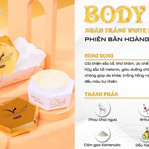 Sở Hữu Làn Da Trắng Sang Xịn Mịn Với Kem Body Hoàng Gia Vip White🔥🔥🔥