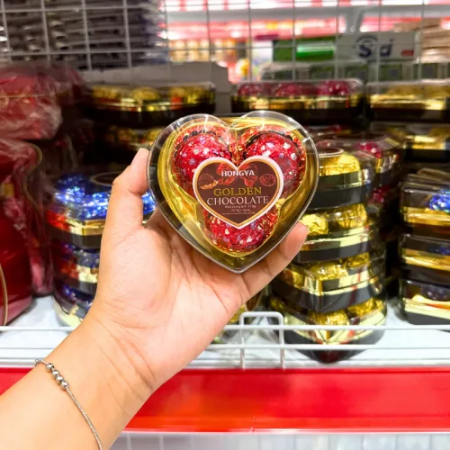 Socola Tim HONGYA 3 Màu Loại 3 Viên 31.5g