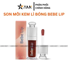 Son Môi Bebe Lip Màu Đỏ Cam - Son Môi Kem Bóng Lì Bebe Lip Chính Hãng