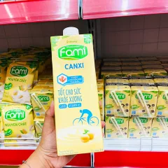 Sữa Đậu Nành FAMI Canxi Hộp Lớn 1 Lít
