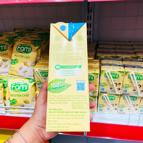 Sữa Đậu Nành FAMI Canxi Hộp Lớn 1 Lít