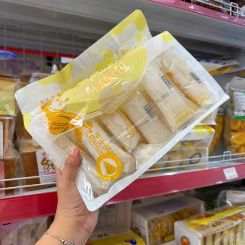 Bánh Mì Sữa Chua Phô Mai HESHAN 360g - Bánh Sữa Chua Ông Già Mini (Bịch 20 Gói)