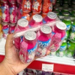 Sữa Chua Uống FRISTI Hương Dâu Lốc 6 Chai (80ml/Chai) - Màu Hồng