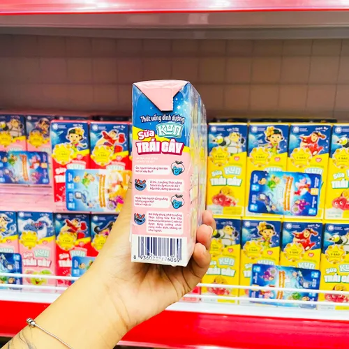 Sữa Dinh Dưỡng Trái Cây KUN Hương Ổi Lốc 4 Hộp - (180ml/Hộp)