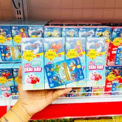Sữa Dinh Dưỡng Trái Cây KUN Hương Táo Kẹo Bông Gòn Lốc 4 Hộp - (180ml/Hộp)