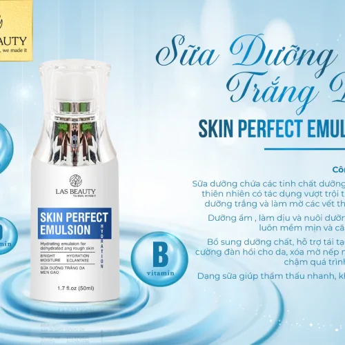 Sữa Dưỡng Rong Nho Las Beauty Skin Perfect Emulsion 50ml The High