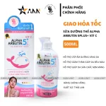 Sữa Dưỡng Thể Alpha Arbutin 5Plus+ Vit C Collagen Body Serum Princess Bkk Skin ThaiLand 500ml Có Tem
