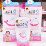 Sữa Dưỡng Thể Alpha Arbutin 5Plus+ Vit C Collagen Body Serum Princess Bkk Skin ThaiLand 500ml Có Tem