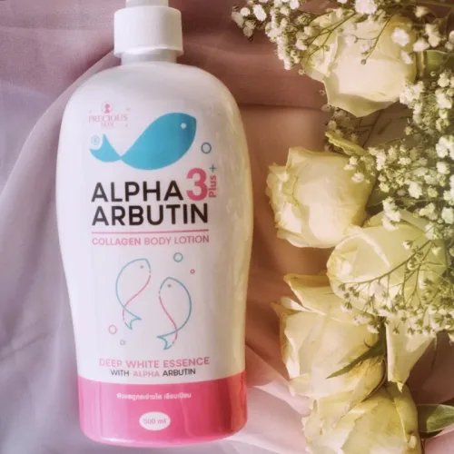 Kem Body Sữa Dưỡng Thể Alpha Arbutin 3 Plus + Collagen Lotion Dưỡng Trắng Da 500ml Precious