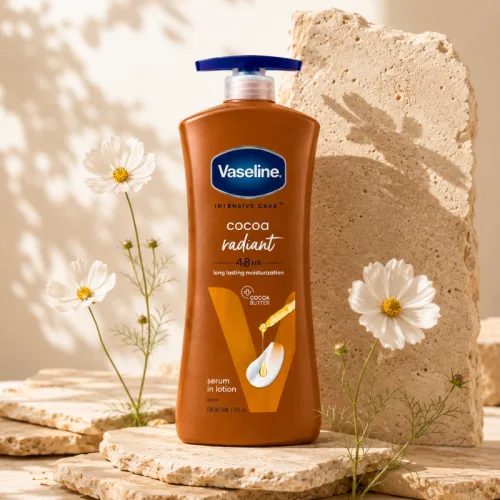 Sữa Dưỡng Thể Vaseline Intensive Care Cocoa Radiant Màu Nâu 725ml Phiên Bản Mới - Hàng Xách Tay