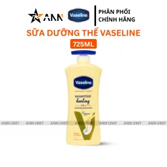 Sữa Dưỡng Thể Vaseline Intensive Care Essential Healing Màu Vàng 725ml Phiên Bản Mới - Hàng Xách Tay