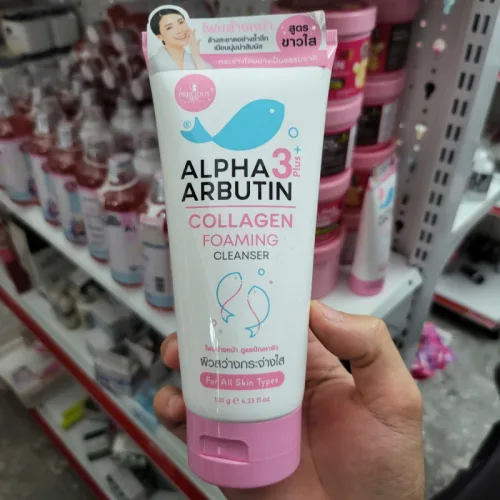 Sữa Rửa Mặt Alpha Arbutin 3 Plus+ Precious Skin Thái Lan 120ml