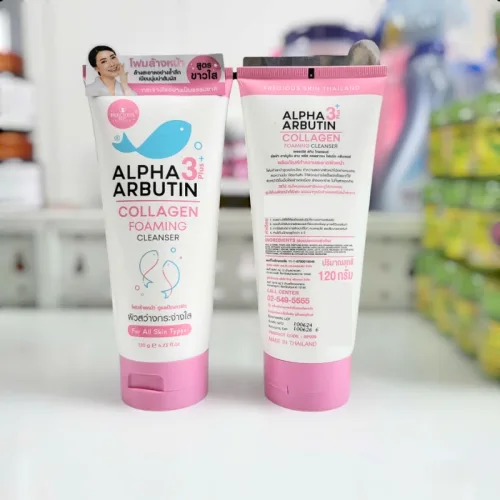Sữa Rửa Mặt Alpha Arbutin 3 Plus+ Precious Skin Thái Lan 120ml
