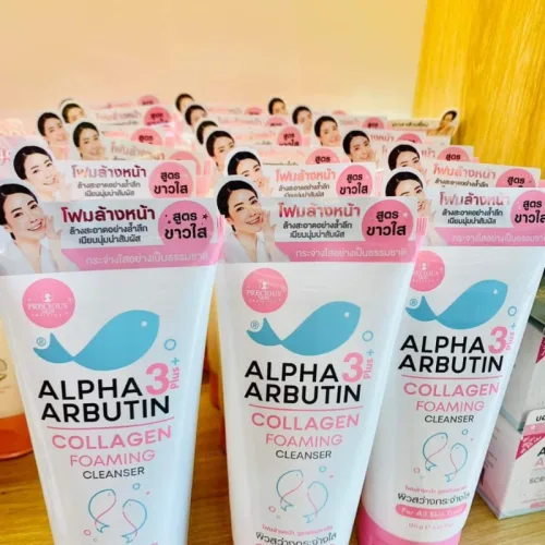 Sữa Rửa Mặt Alpha Arbutin 3 Plus+ Precious Skin Thái Lan 120ml