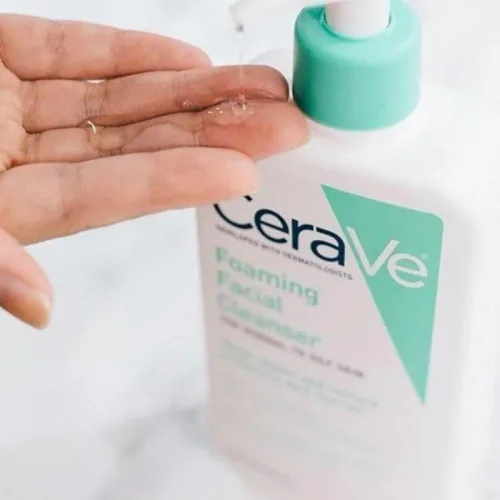 Sữa Rửa Mặt Cerave Foaming Cleanser Xanh Ngọc 473ml - Dành Cho Da Thường Đến Da Dầu