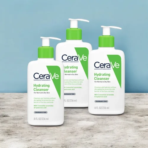 Sữa Rửa Mặt Cerave Hydrating Cleanser Xanh Lá Nhỏ 236ml - Dành Cho Da Thường Đến Da Khô