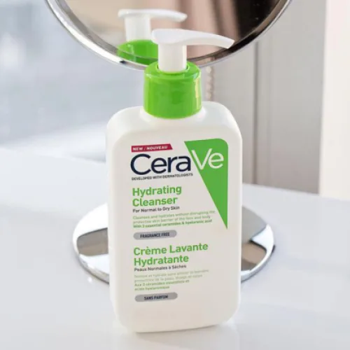 Sữa Rửa Mặt CeraVe Hydrating Facial Cleanser Màu Xanh Lá 473ml