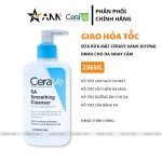 Sữa Rửa Mặt Cerave SA Smoothing Cleanser Xanh Dương Nhỏ 236ml - Dành Cho Da Nhạy Cảm